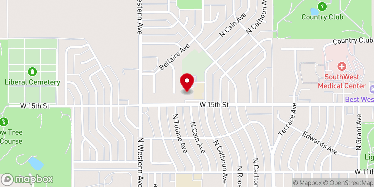 Map showing location of St Anthony of Padua Catholic Church