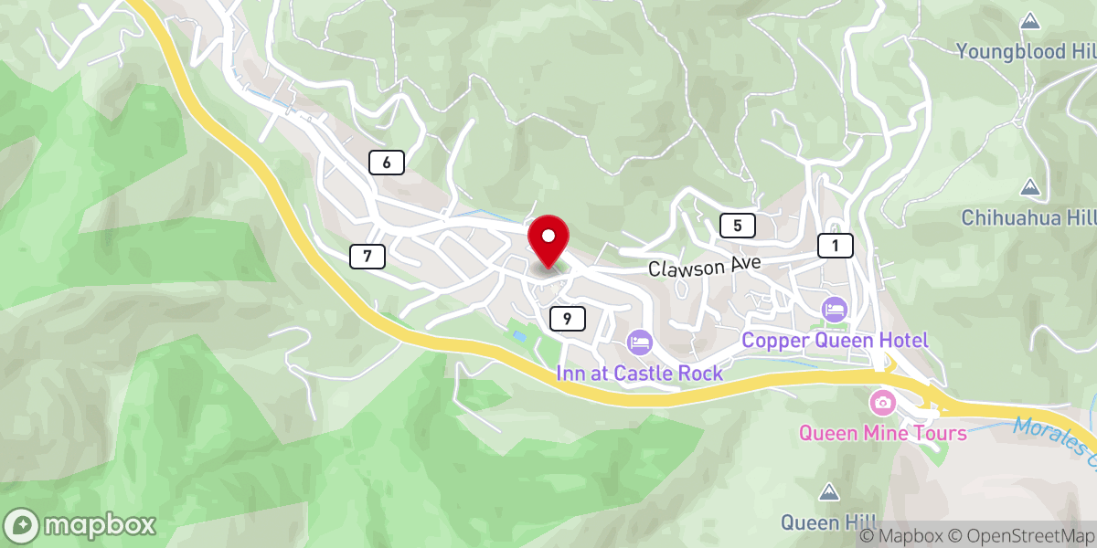 Map showing location of St Patrick’s Parish Office