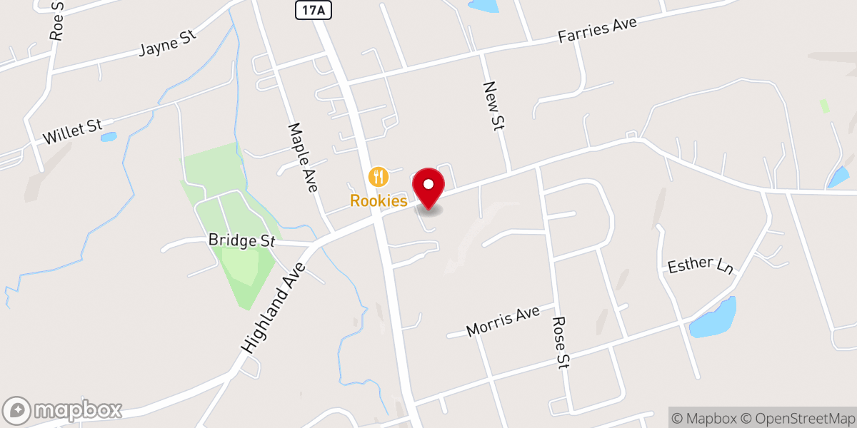 Map showing location of St Joseph's Roman Catholic Church