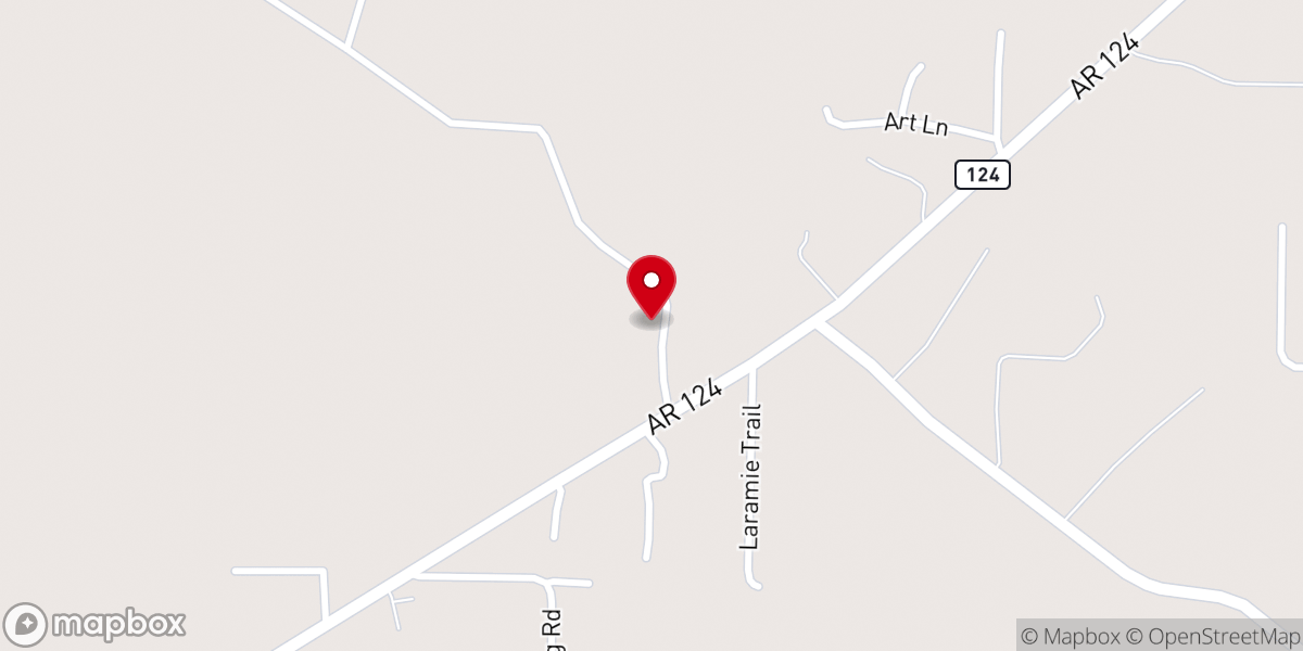Map showing location of Gumlog Church