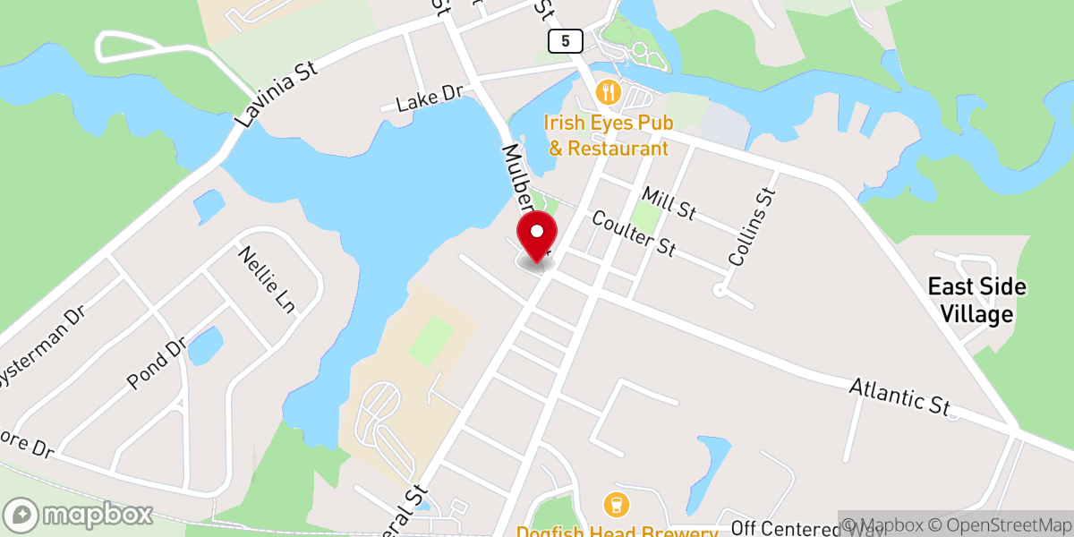 Map showing location of Goshen United Methodist Church