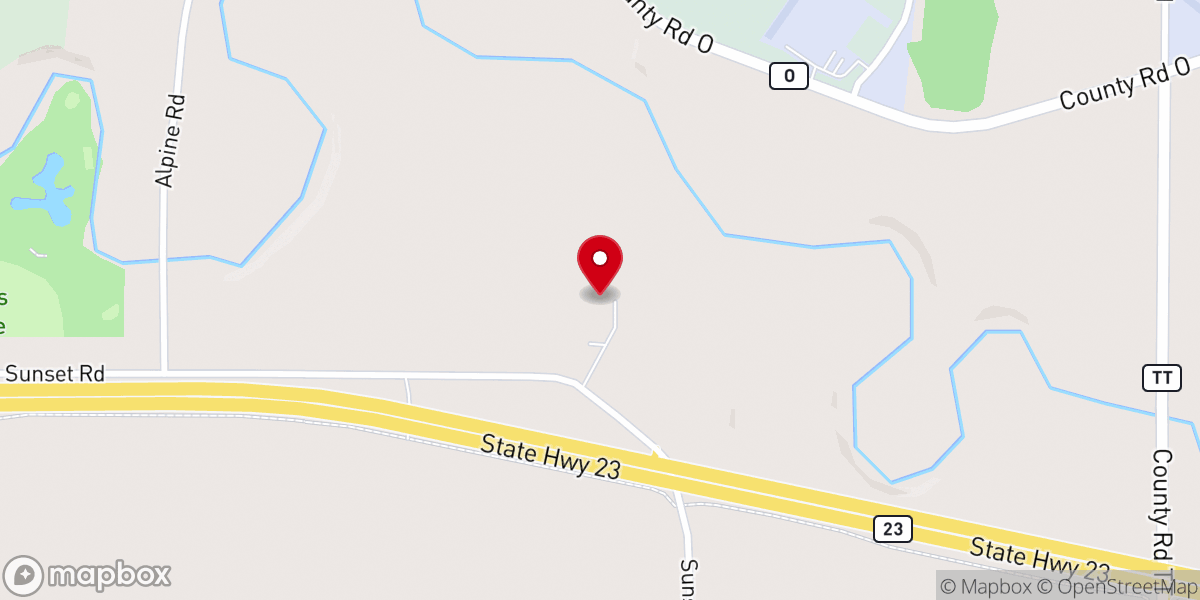 Map showing location of YMCA Camp Y Koda