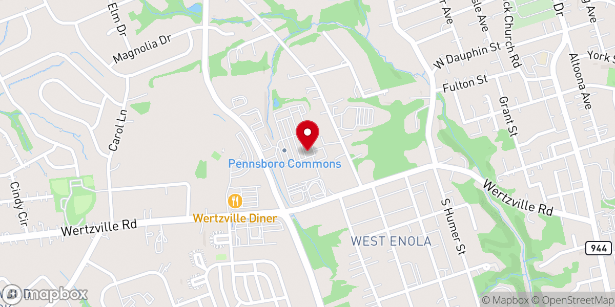 Map showing location of Gym