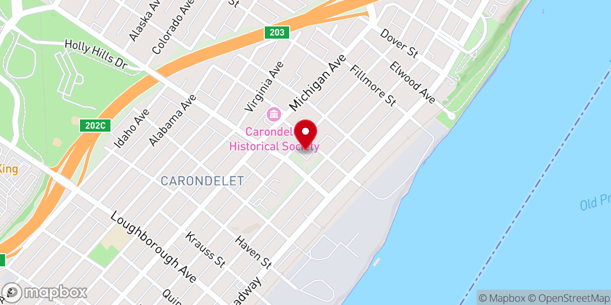 Map showing location of Former Chapel of St. Mary and St. Joseph