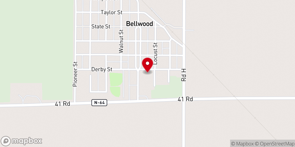 Map showing location of Saint Peter Catholic Church