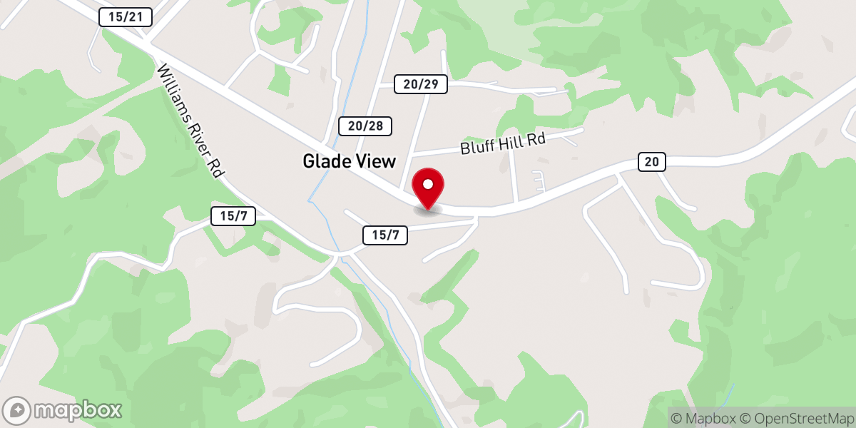 Map showing location of Cornerstone Covenant Church