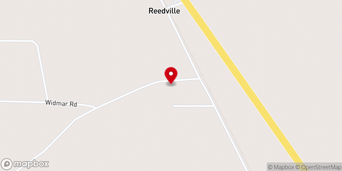 Map showing location of Almetta Church