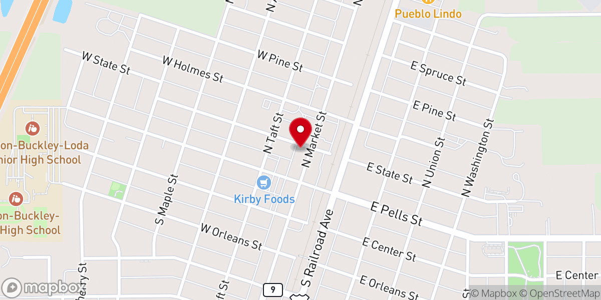 Map showing location of Hope Vineyard