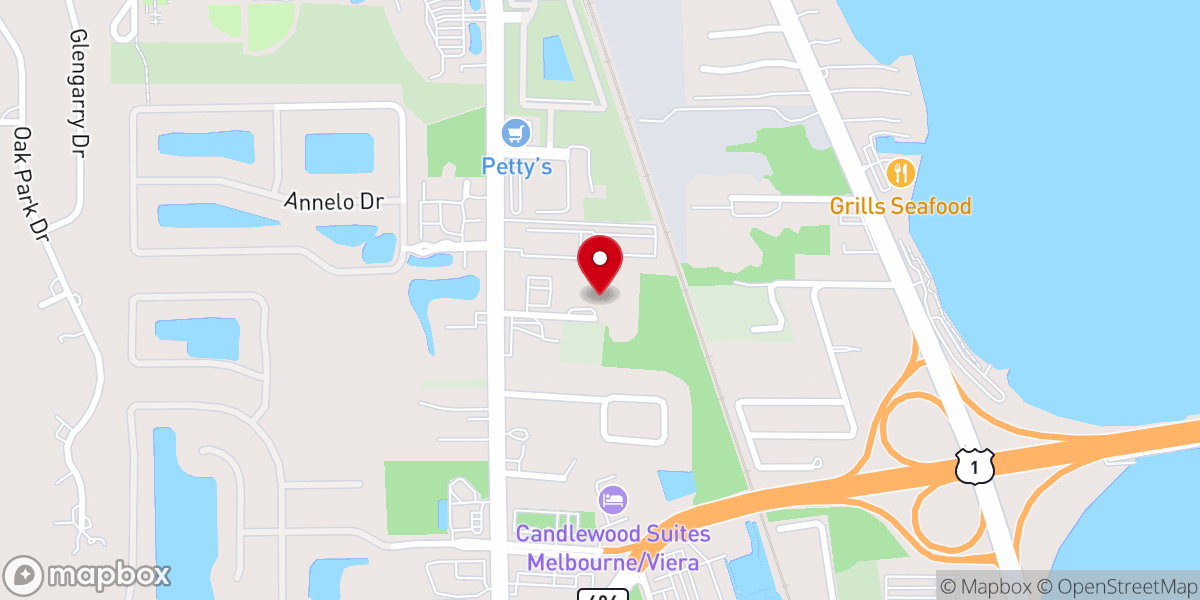 Map showing location of CrossPointe Coast | Pineda