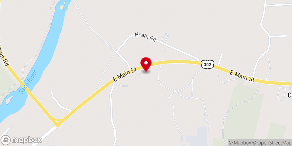 Map showing location of Conway Seventh-day Adventist Church