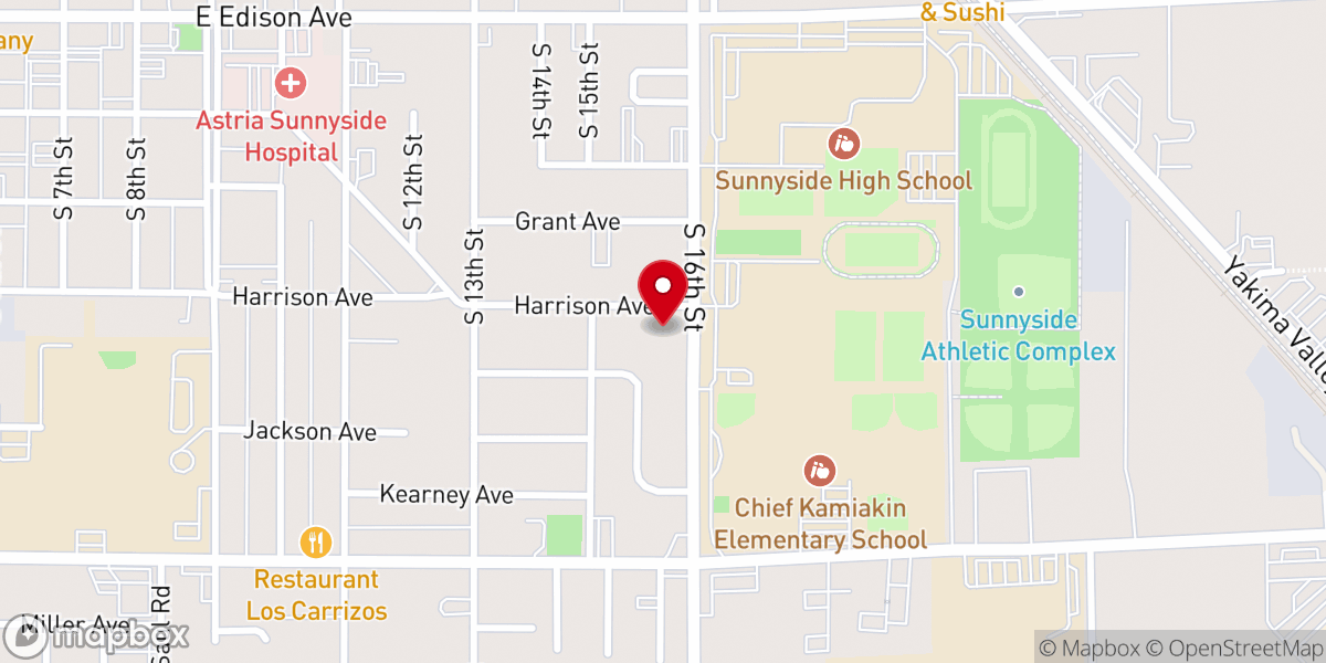 Map showing location of Iglesia de Santidad Pentecostes