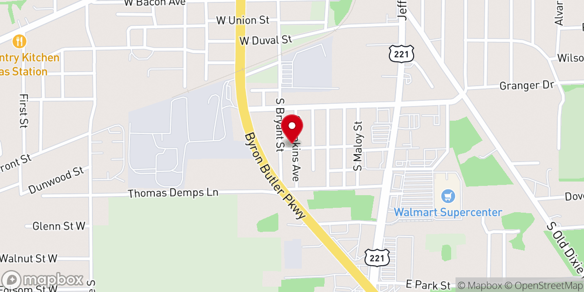 Map showing location of Living Word Ministries