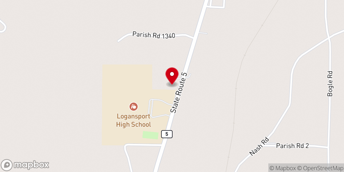Map showing location of Zion Church