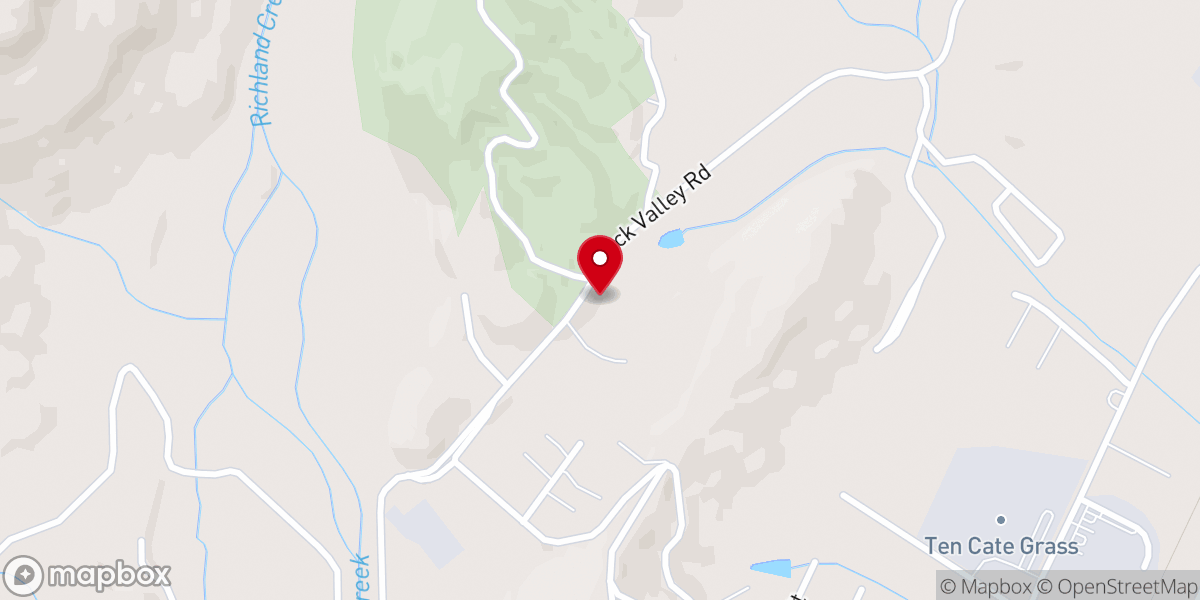 Map showing location of Bethel Holiness Church