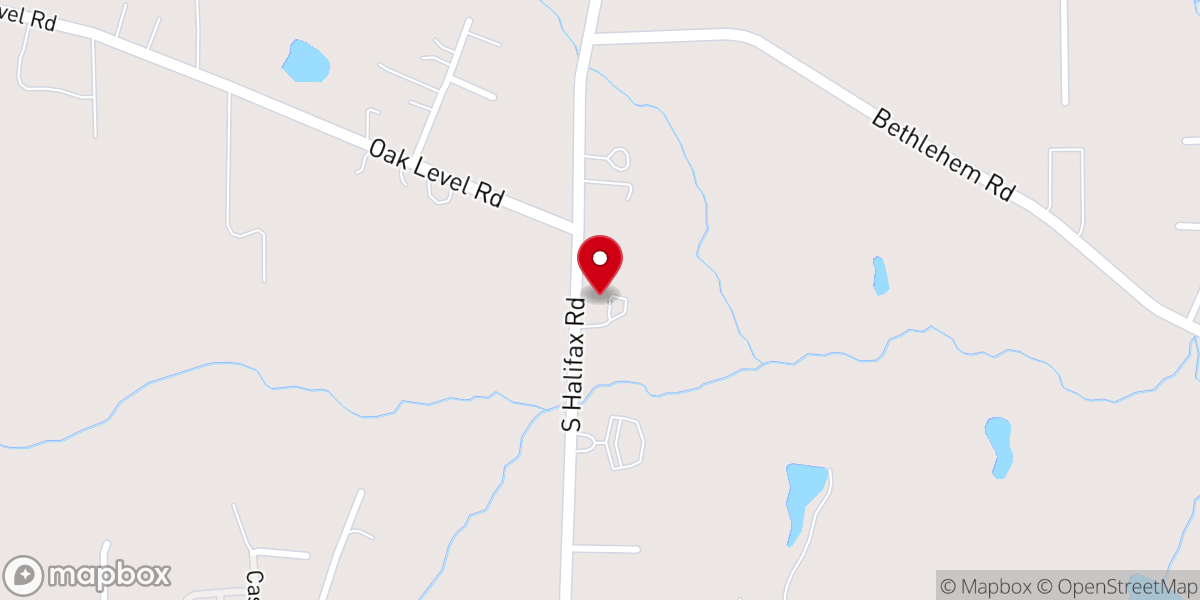 Map showing location of Rocky Mount Seventh-day Adventist Church