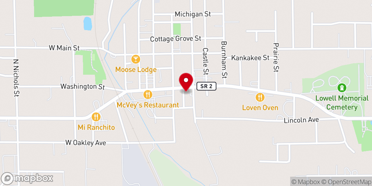 Map showing location of First United Methodist Church