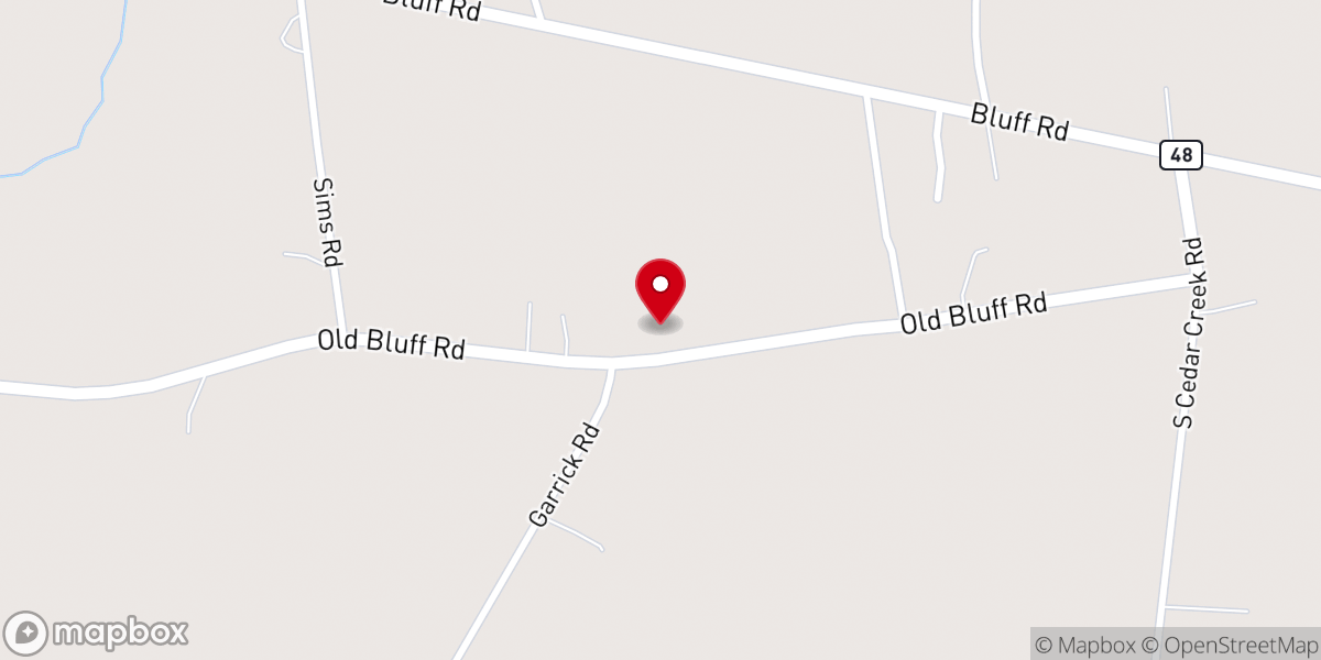 Map showing location of Saint Pauls Church