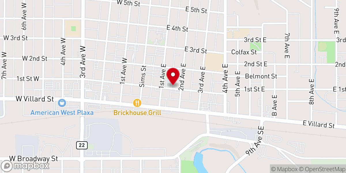 Map showing location of The Iron Chapel
