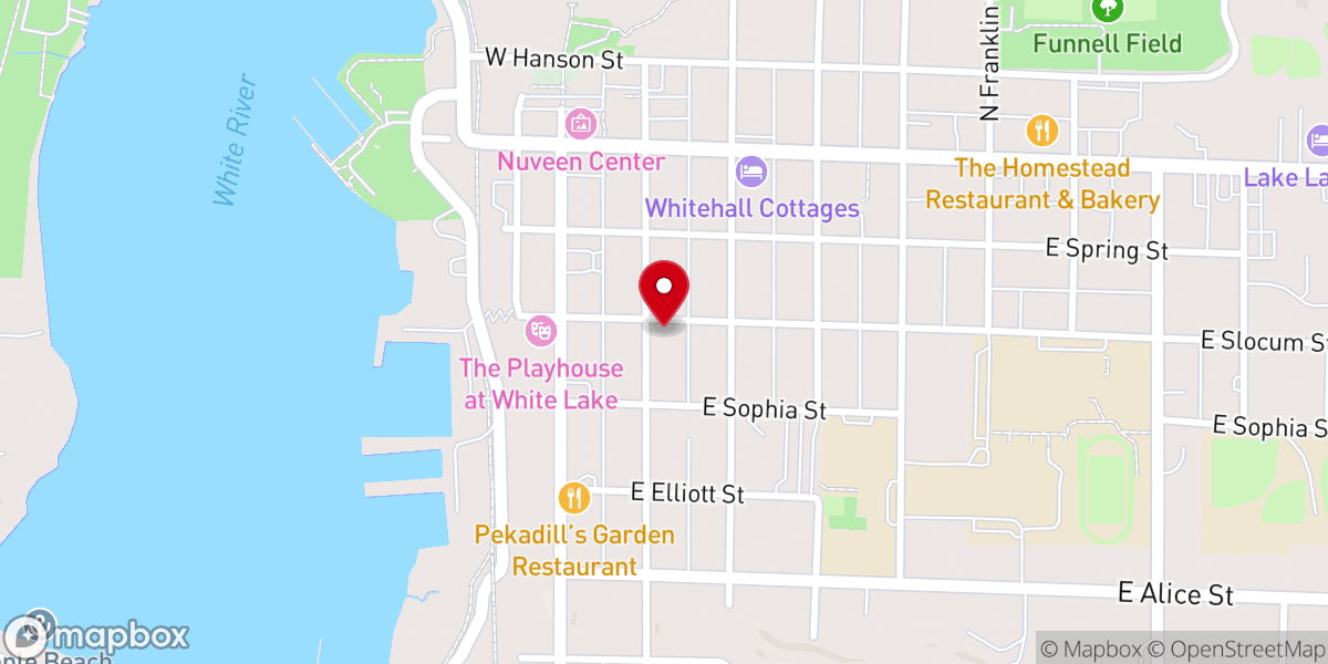Map showing location of B.JOHNSON