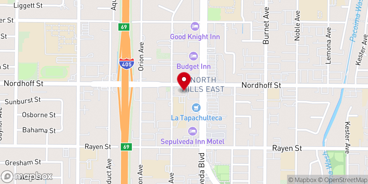 Map showing location of Our Lady of Peace Catholic Church
