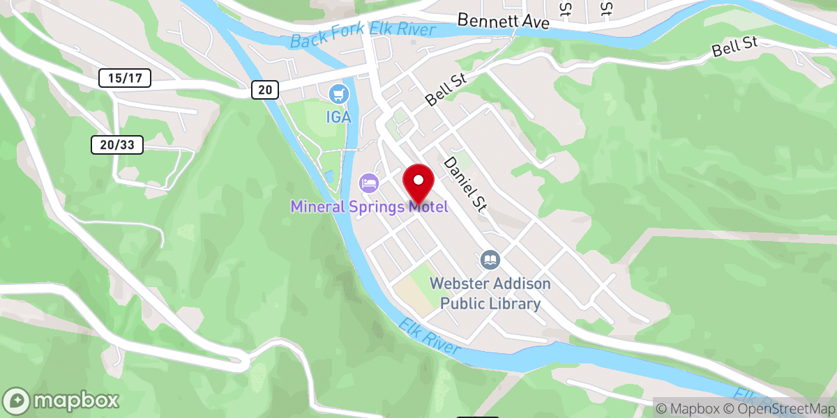 Map showing location of St Anne's Catholic Church