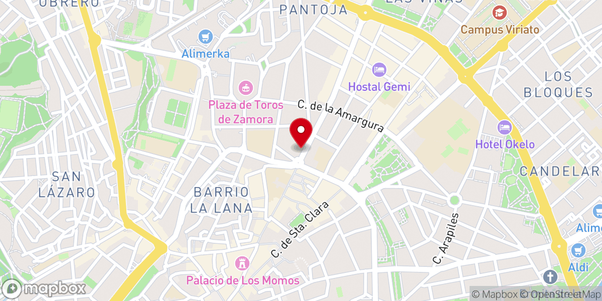 Map showing location of Ermita de la Virgen del Carmen del Camino