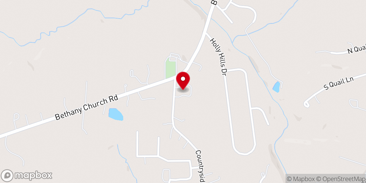 Map showing location of The Epicenter Church
