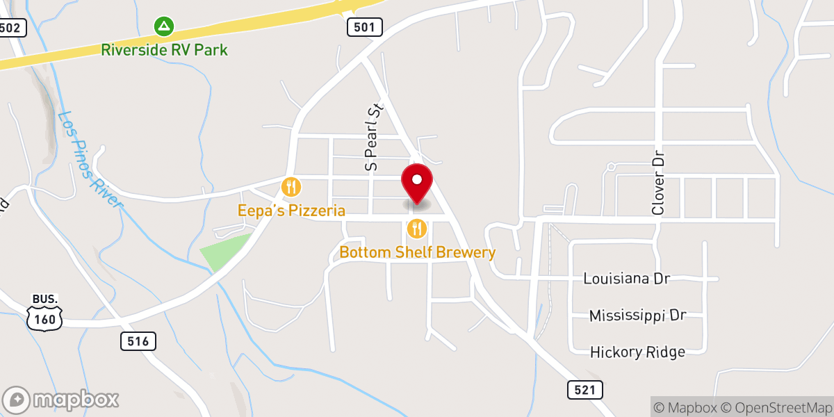 Map showing location of The Zen Cowboy