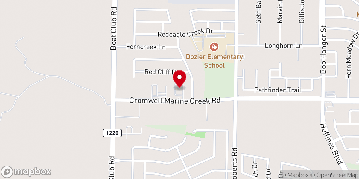 Map showing location of International Harvest Christian Fellowship Church