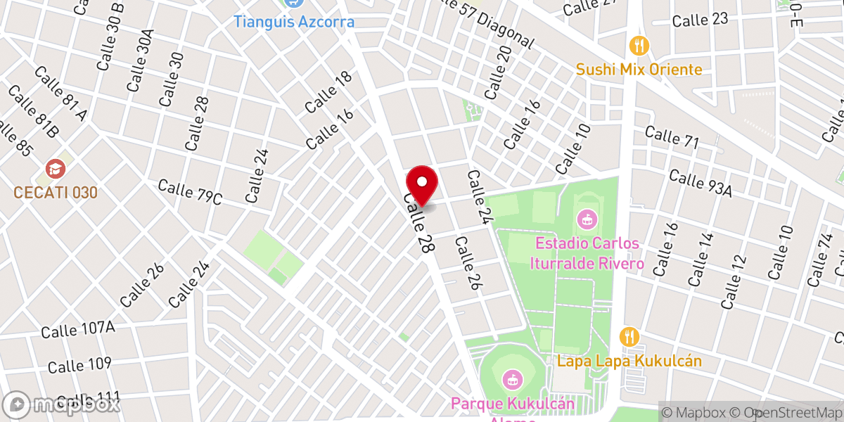 Map showing location of IGLESIA BAUTISTA El Mesias A.R.