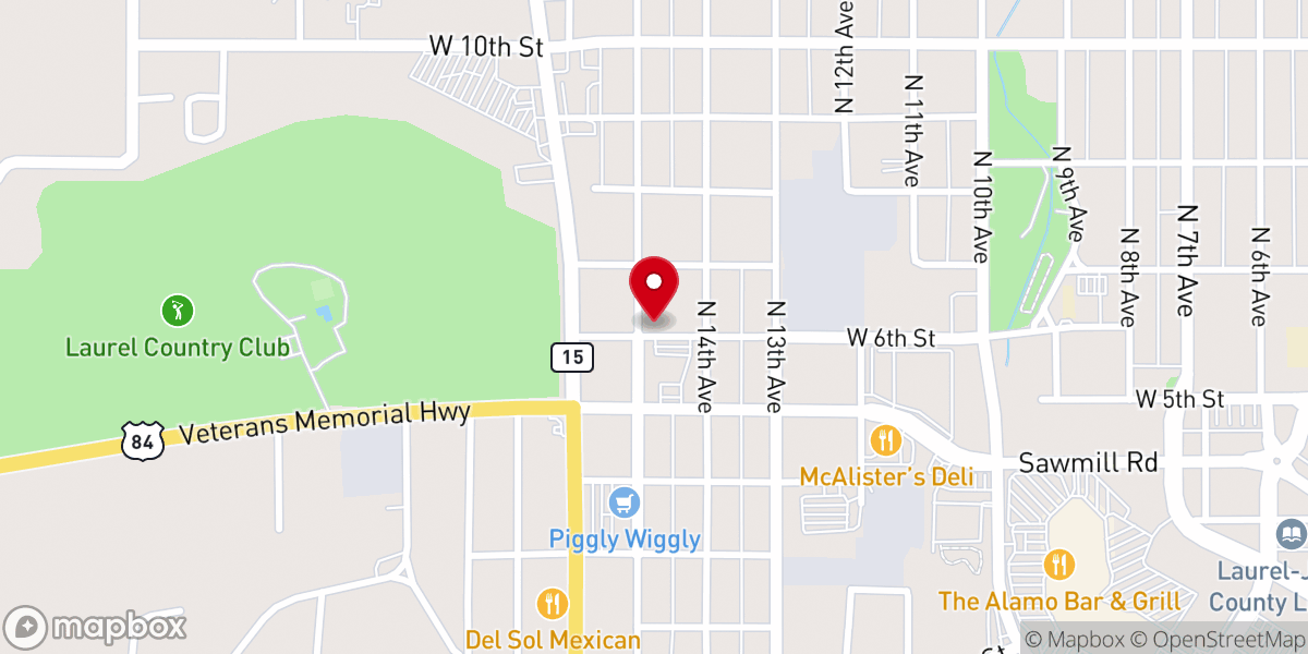 Map showing location of Cornerstone Independant Baptist Church