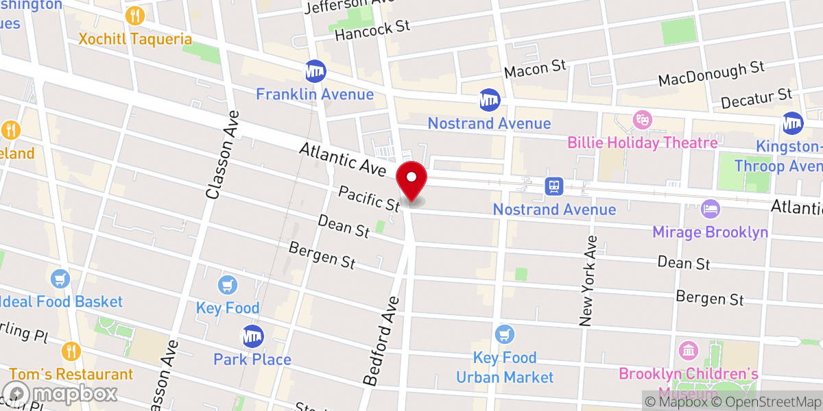 Map showing location of Bethel United Methodist Church