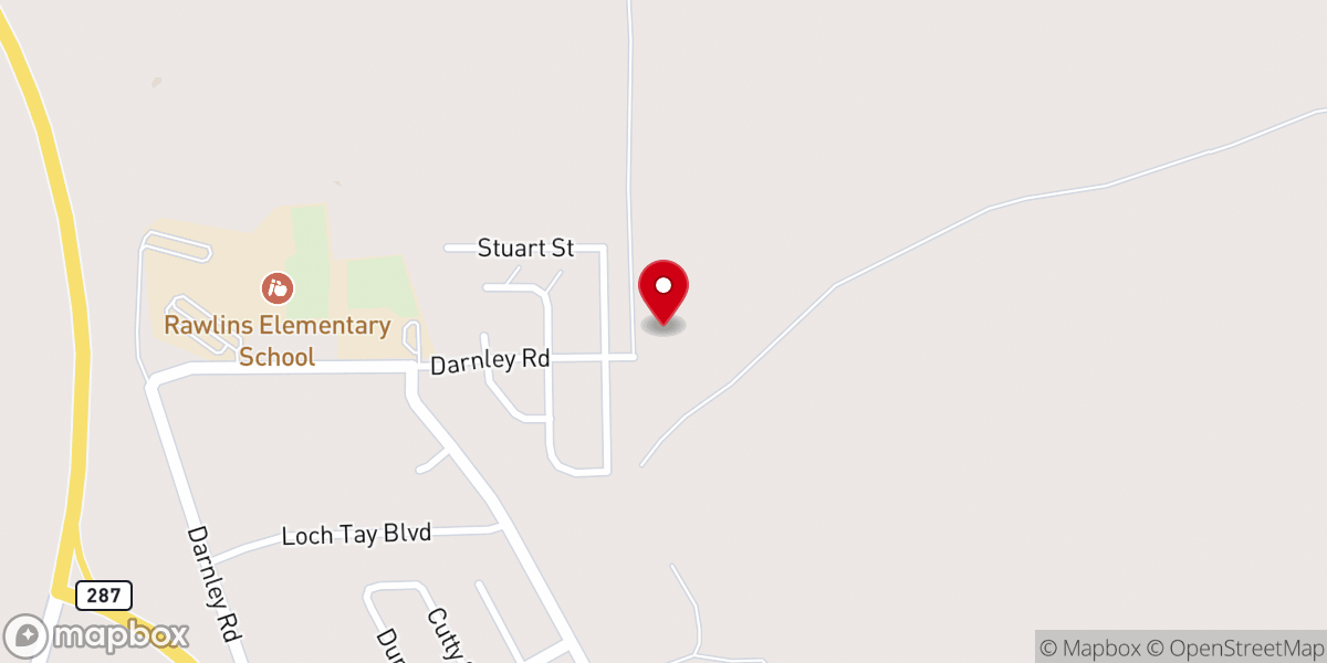 Map showing location of First Southern Baptist Church