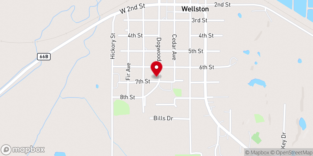 Map showing location of Mt Calvary Baptist Church