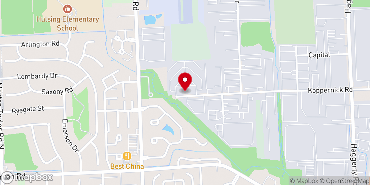 Map showing location of Faith & Hope Family Outreach