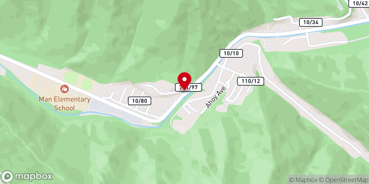 Map showing location of Spark Eugene