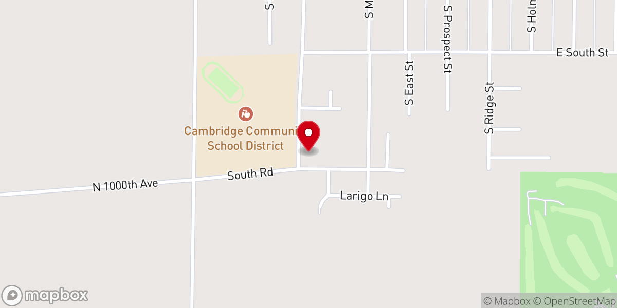 Map showing location of Saint John Vianney Catholic Church