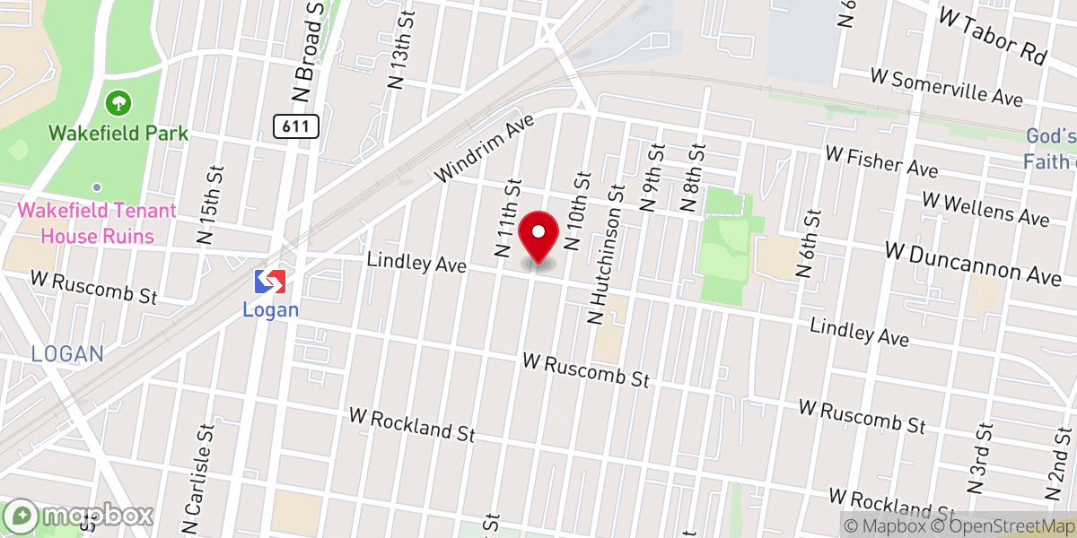 Map showing location of Life Line Bible Fellowship Church