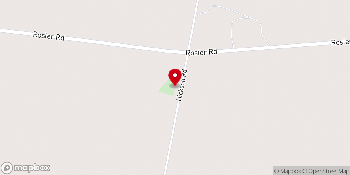 Map showing location of Jones Grove Baptist Church