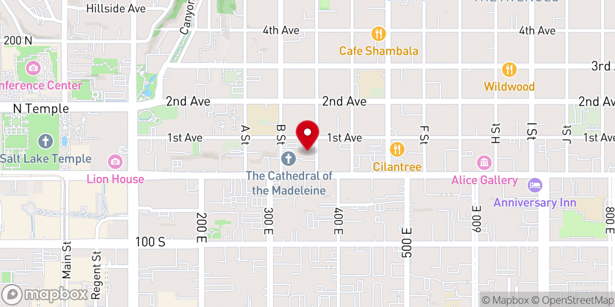 Map showing location of Intermountain Catholic Newspaper