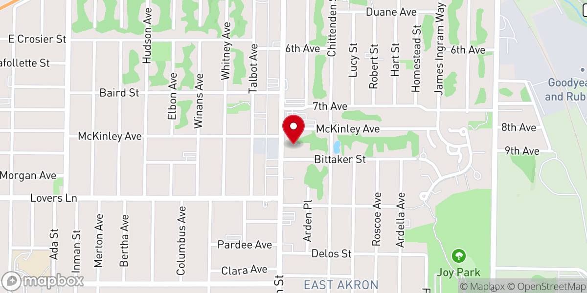 Map showing location of Living Stone Apostolic Church
