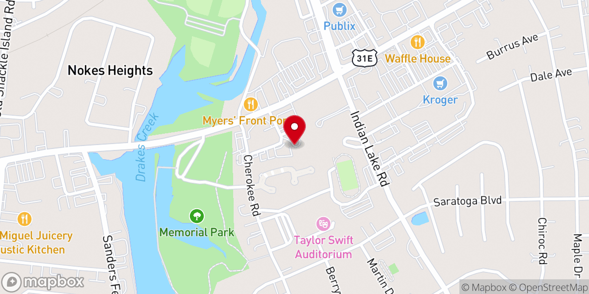 Map showing location of Forever Ministries Inc