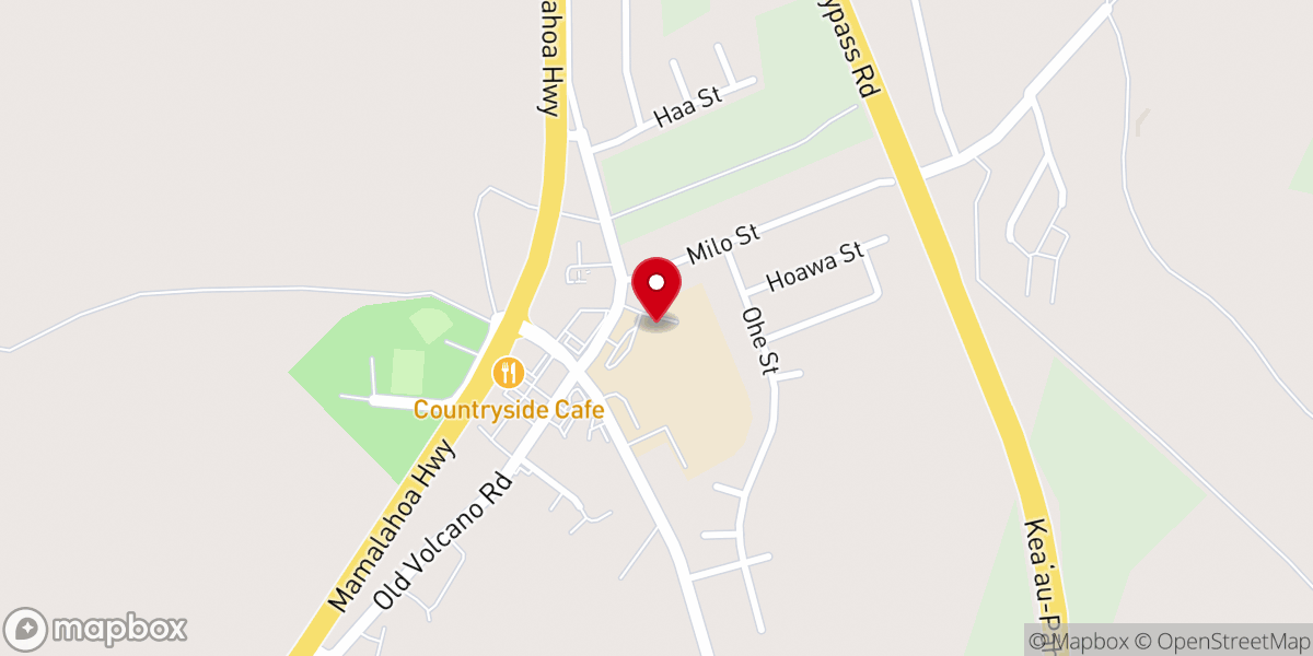 Map showing location of Holy Rosary Catholic Church