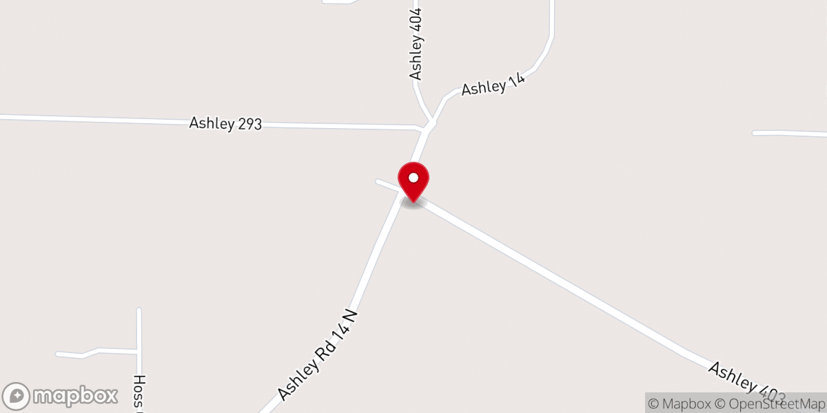 Map showing location of Jarvis Chapel Baptist Church