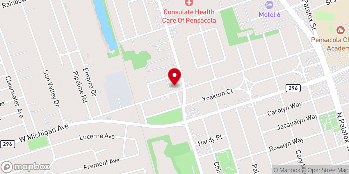 Map showing location of Saint Andrew Antiochian Orthodox Church