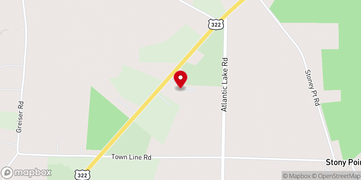 Map showing location of Lighthouse Community Church
