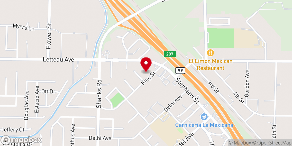 Map showing location of Iglesia Jesús Es El Señor