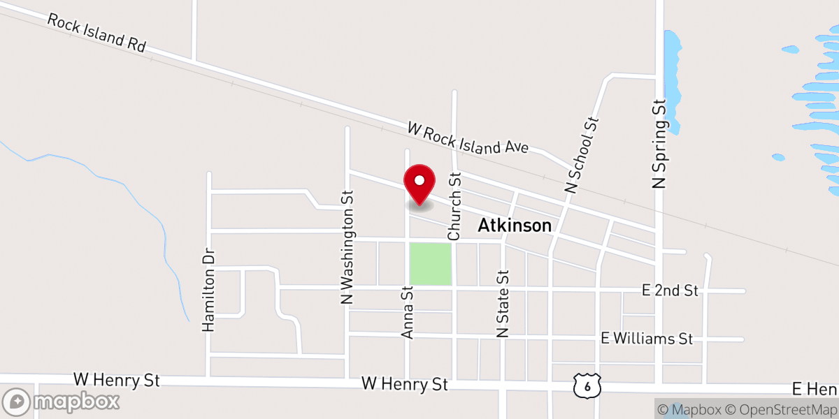 Map showing location of St Anthony of Padua Catholic Church
