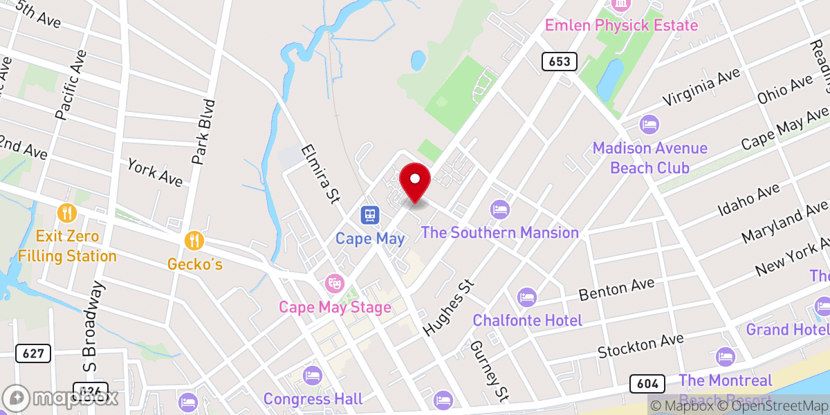 Map showing location of Macedonia Baptist Church