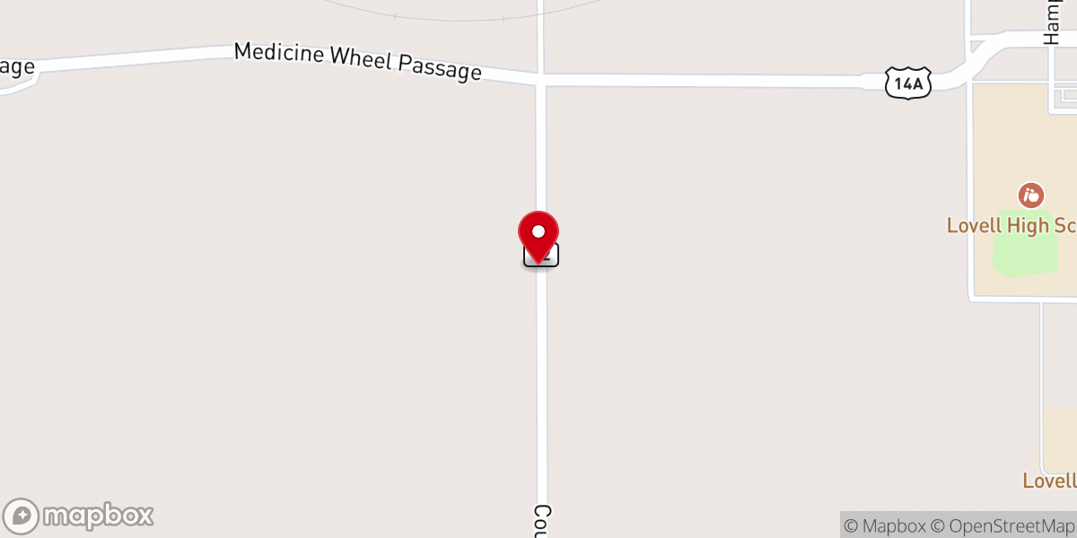 Map showing location of Good News Ministries Team